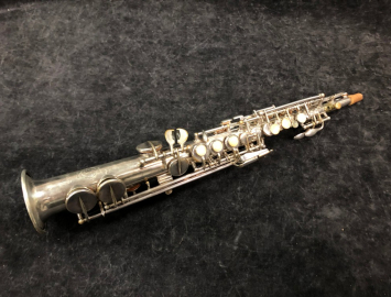 WOW! Original Silver Plate Vintage Selmer Modele 26 Sopranino Saxophone